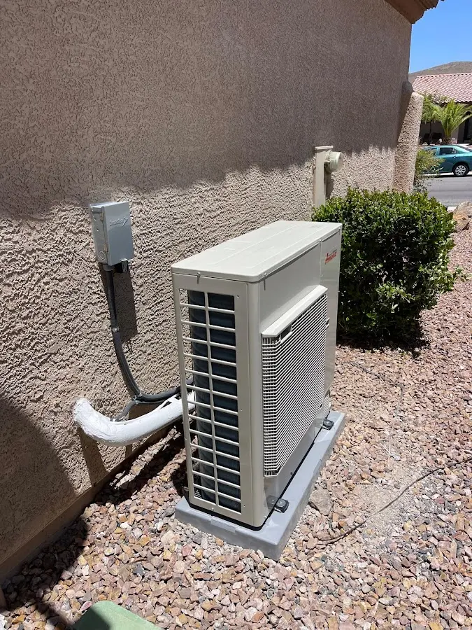 Residential air conditioning condenser unit in Rahway
